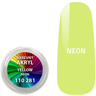 Expa nails akryl pudr neonový yellow 4 ml – Zboží Dáma