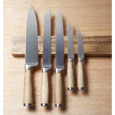 Kitchen Craft blok na nože hnědá – Zboží Mobilmania
