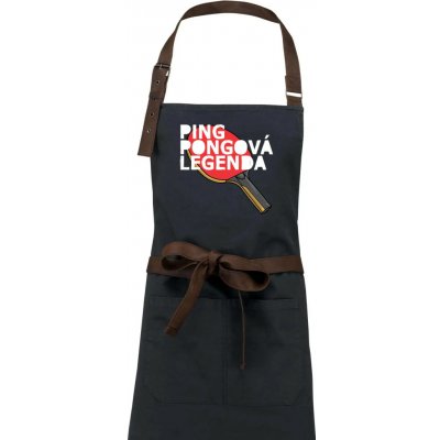 Dřevěné uhlí Ping Pongová legenda Zástěra Vintage – Hledejceny.cz