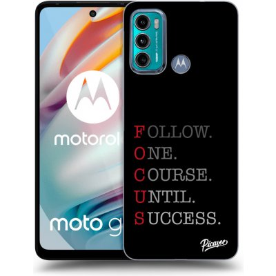 Pouzdro Picasee silikonové Motorola Moto G60 - Focus černé