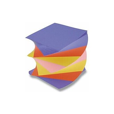 Poznámkový bloček - 9 x 9 x 9 cm, barevná vrtule – Zboží Dáma