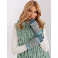 Italy Moda Mintové rukavice se vzorem at-rk-2310.93-mint