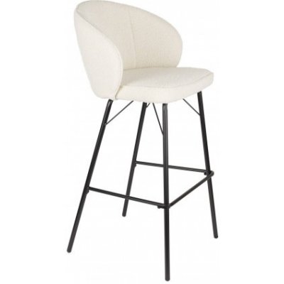 White Label Living 1501731 JOA 100 cm čalouněná bílá / kovová – Hledejceny.cz