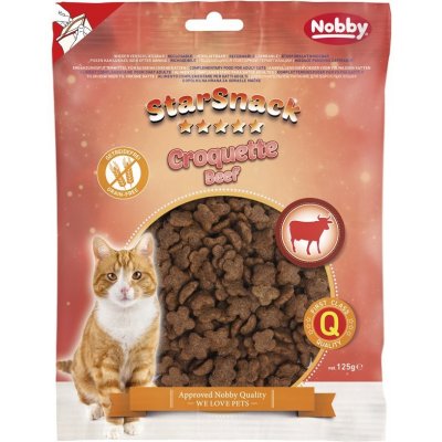 Nobby StarSnack Cat Croquette Beef funkční pamlsky 125 g