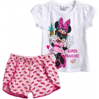 Disney Minnie Super Fraiche dívčí komplet bílý – Hledejceny.cz