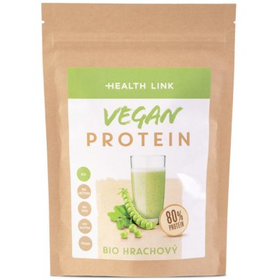 HEALTH LINK Hrachový protein 80 % vegan BIO 300 g