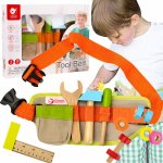 Teddies sada nářadí s opaskem 13 ks dřevo látka – Zboží Dáma