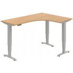 HOBIS OFFICE PRO trigon elektr.stavitelný stůl paměť.ovlad. - MST 3M 60 L, dub – Zboží Mobilmania