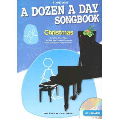 A Dozen A Day Songbook: Christmas Book One noty na sólo klavír + audio – Hledejceny.cz