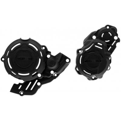 ACERBIS kryty motoru (kryt víka/ krytu spojky i alternátoru) X-POWER GAS-GAS EC-F 250 / 350 24-25, HUSQVARNA FE 250 / 350 24-25, KTM EXC-F 250 / 350 24-25, XW-F 350 24-25 barva černá – Hledejceny.cz