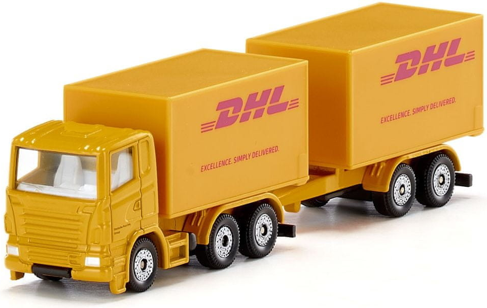 Siku Blister DHL kamion s přívěsem