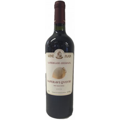 Saperavi Kvevri červené suché Wine Man 12,5% 0,75 l (holá láhev) – Zboží Mobilmania