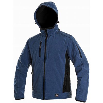 Canis CXS pánská softshellová bunda DURHAM modro-černá – Hledejceny.cz