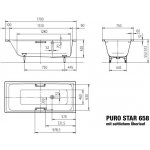 Kaldewei Puro Star 170 x 75 cm 255823000001 – Hledejceny.cz