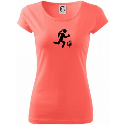 Orientační běh muž-žena Pure dámské triko Korálová – Zboží Mobilmania