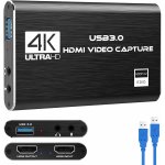 LAMON Karta pro zachytávání her 4K karta pro zachytávání zvuku a videa HDMI USB 3.0 Zařízení pro zachytávání videa Full HD 1080P pro nahrávání her – Hledejceny.cz