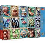 TREFL Premium Plus Háčkovaná zvířátka 1000 dílků – Zboží Dáma