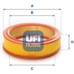 Vzduchový filtr UFI 27.B88.00 – Hledejceny.cz
