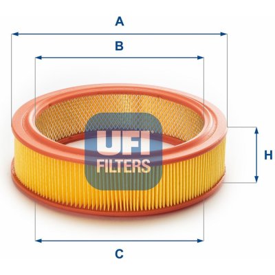 Vzduchový filtr UFI 27.B88.00 – Hledejceny.cz