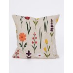 MKLuzkoviny.cz Bavlna Renforcé Rozkvetlá louka přírodní 40 x 40 cm – Sleviste.cz