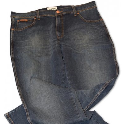 Wrangler džínové kalhoty Texas tmavě modré – Zboží Dáma