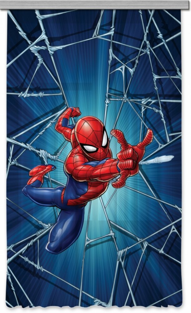 FCS L 7172 AG Design textilní foto závěs dětský obrazový Marvel - Spiderman  FCSL 7172, velikost 140 x 245 cm | Srovnanicen.cz