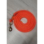 Umbria Vodítko nylonové s mosaznou karabinou Equitazione orange – Zboží Dáma