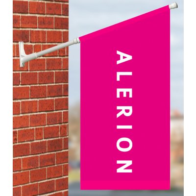 Bannerová vlajka s plastovým držákem Alerion – Hledejceny.cz
