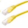 síťový kabel Datacom 1495 CAT5E, UTP, 0,25m, žlutý