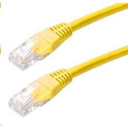 Datacom 1495 CAT5E, UTP, 0,25m, žlutý