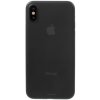 Pouzdro AppleMix Apple iPhone X - ochrana čočky - ultratenké - plastové - černé