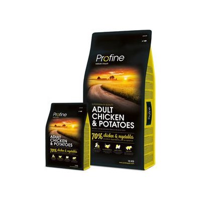 Profine NEW Dog Adult Chicken & Potatoes 18 kg – Hledejceny.cz