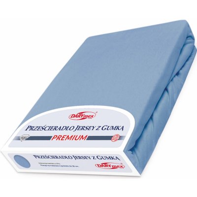 Darymex jersey Prostěradlo Premium modré 110X200 – Zboží Mobilmania