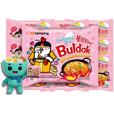 Samyang Hot Chicken Carbonara 10 x 130 g – Zbozi.Blesk.cz