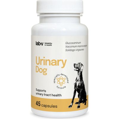 LAB-V Urinary Dog Podpora při infekcích močových cest u psů 45 kapslí – Hledejceny.cz