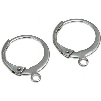 Mechanická náušnice kroužková z chirurgické oceli - Obsah balení 50 ks MO 016a – Zboží Dáma