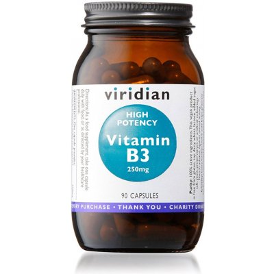 Viridian High Potency Vitamin B3 90 kapslí – Hledejceny.cz
