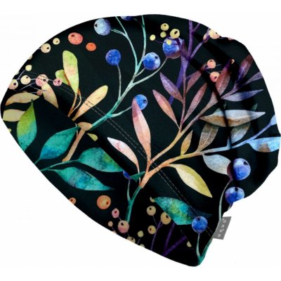 Unuo Dětská fleecová čepice UNUO spadená Podzimní bobule – Sleviste.cz