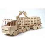 Ceeda CAVITY Dřevěné nákladní auto TIRÁK s KLÁDAMI obrovský 70 cm – Zboží Dáma