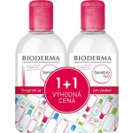 Bioderma Sensibio H2O micelární voda 2 x 500 ml dárková sada – Zboží Dáma