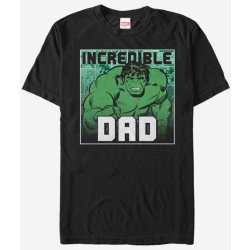 Zoot.Fan unisex tričko Marvel Incredible Dad Černé