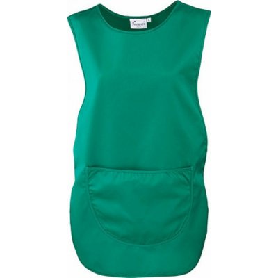 Premier Workwear Dámský tabard s velkou nakládanou kapsou zelená emeraldová Pantone 341 S PW171 – Hledejceny.cz