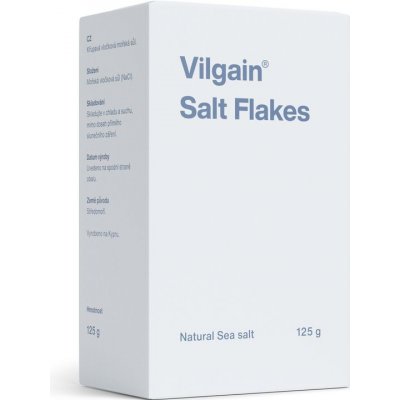 Vilgain Vločková sůl mořská sůl vločky 125 g – Zboží Mobilmania