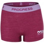 Progress MW SKNZ dámské merino boxerky švestkový melír – Zboží Dáma