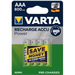 Varta Power AAA 800 mAh 4ks 56703101404 – Zboží Mobilmania