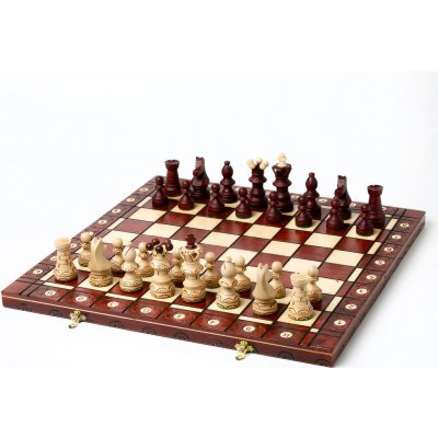 Dřevěné šachy Ambassador De lux – Zboží Živě