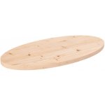 Omaxi 805425 Stolní deska 70 x 35 x 2,5 cm masivní borovice oválná – Zboží Dáma