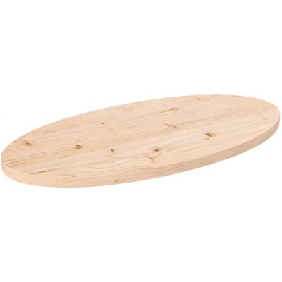 Omaxi 805425 Stolní deska 70 x 35 x 2,5 cm masivní borovice oválná – Zboží Dáma