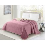Dilios přehoz na postel Florena růžová/krémová 200 x 220 cm – Zboží Dáma