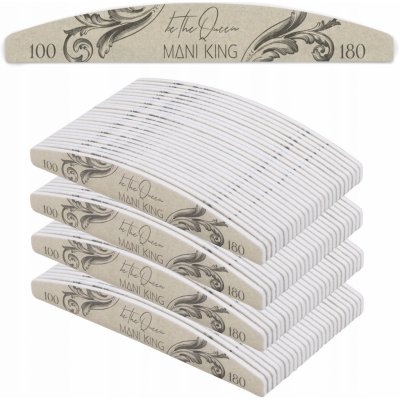 Mani King papírový půlměsíc 100/180 100 ks – Zboží Mobilmania